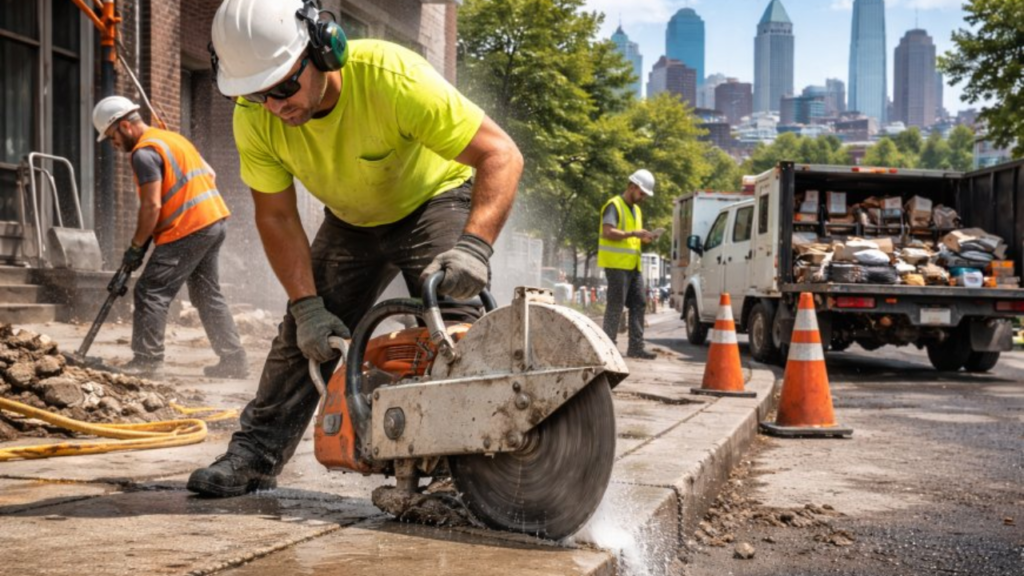 Precision Concrete Cutting: Essential Solutions for Philadelphia Construction Projects